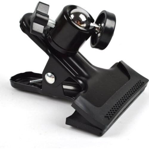 Go pro Accessories 360 Degree Rotation Adjustable Clamp Mount For Gopro Xiaomi Yi Action Camera Hero 8 7 6 5 4 3 SJCAM SJ4000