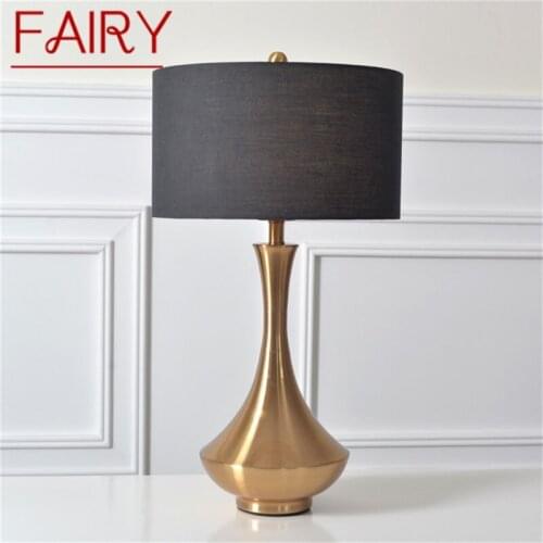 FAIRY Bronze Table Lamp Contemporary LED Creative Decorative Desk Lights for Home Bedside