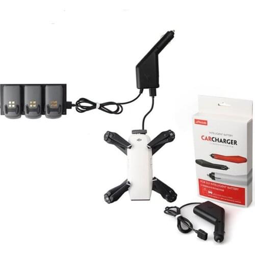 Specialized Intelligent Battery Car Charger with USB Port for DJI Spark RC Drone Battery Chargers Acessories