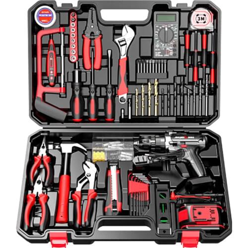 Multifunction Hardware Tools Box Professional Portable Electrician Tool Case Electric Drill Werkzeugkoffer Tool Packaging DI50GJ