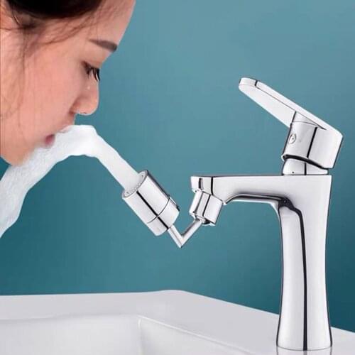 720° Swivel Universal Splash Filter Faucet Spray Head Wash Basin Tap Lengthen Extender Adapter Kitchen Nozzle Flexible Sprayer