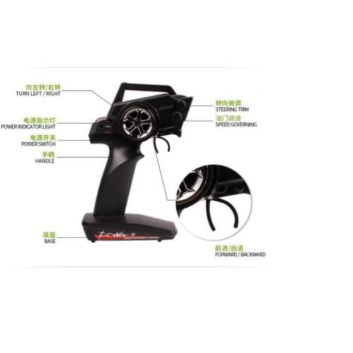 WLtoys 12428 12423 RC Car Spare Parts Telecontroller A959 Parts Remote Controller 12428-0343 Controller 2.4G Controller A979