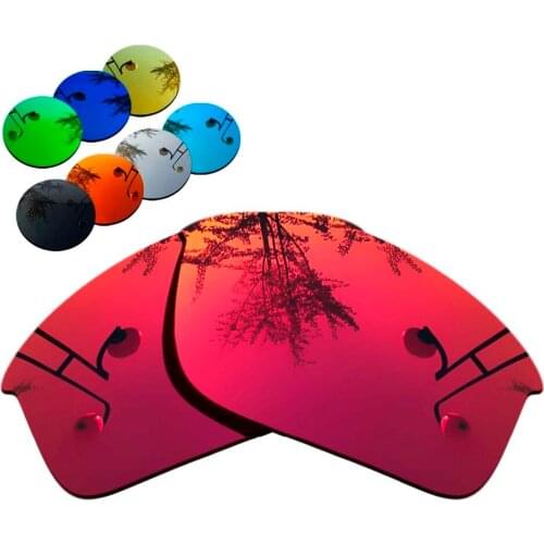 100% Precisely Cut Polarized Replacement Lenses for Bottle Rocket Sunglasses Magenta Red Mirrored Coating Color- Choices