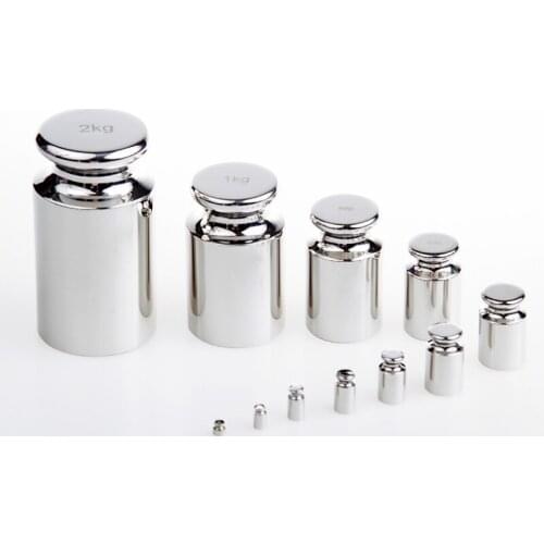 5pcs Chrome Plated Calibration Scale Weight 5g 10g 20g 50g 100g Gram Scale Weight for Digital Scale Balance