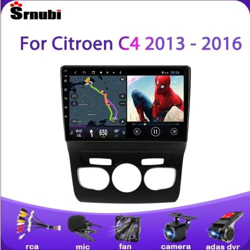 Android 10.0 Car Radio Multimedia Video Player 2 din IPS For Citroen C4 2 B7 2013 - 2016 GPS navigation RDS DSP 48EQ 4G net WIFI