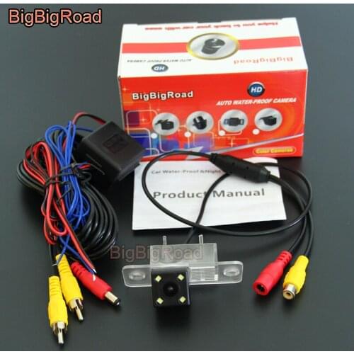 BigBigRoad Car Rear View Reverse Backup Camera For Volkswagen tiguan 2010 2011 2012 2013 2014 2015 Parking Camera Waterproof