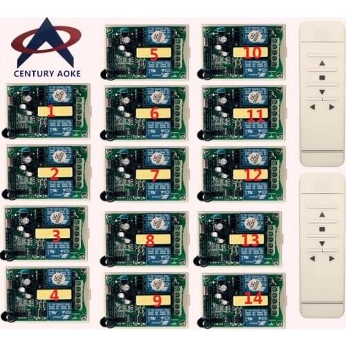 CENTURY AOKE Tubular motor garage door / projection screen / shutters AC 220 V RF Wireless Remote Control switch