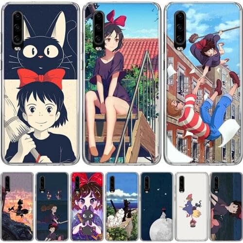 Kikis Delivery Service Phone Case for Huawei P40 P30 P20 Mate 30 20 10 Pro P10 Lite P Smart Z + 2019 Gift Coque Cover Capa