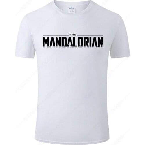 2021 Cool The Mandalorian T Shirt Men Women Summer Cotton Short Sleeve Print Tshirt Casual T-Shirts Streetwear Tee J25
