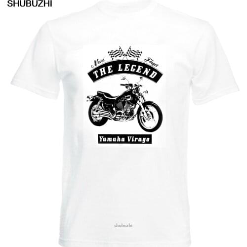 T-Shirt Yam Virago Bike Motorrad Motorcycle Brand Summer Style Men O-Neck Short-Sleeved Slim Fit Printed Tops Tee sbz8019