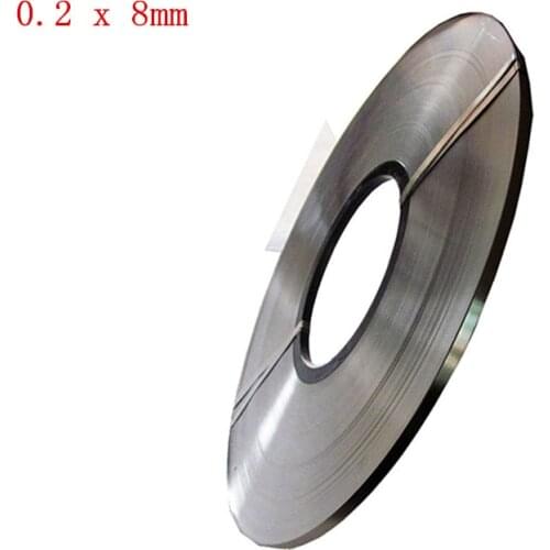 0.2 x 8mm 1KG Battery Spot Welding Machine Welder Equipment Nickel Plated Steel Strap Strip Sheets