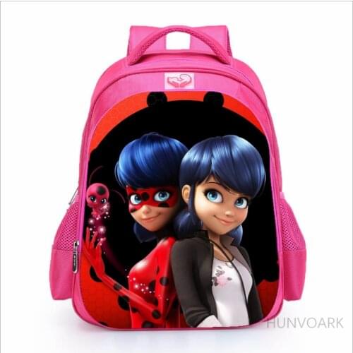 Fashion Pink Girl backpack cartoon schoolbag schoolgirl schoolbag lightening schoolbag schoolgirl