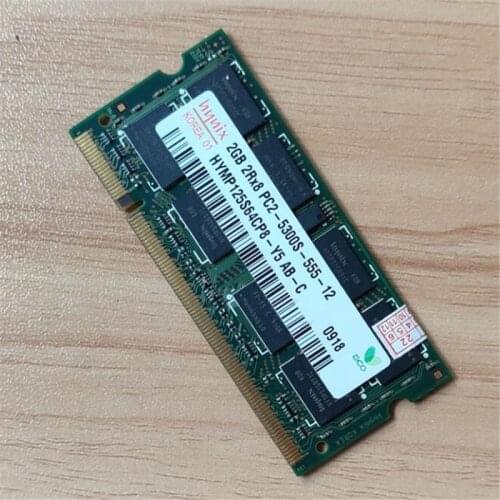 Hynix memoria DDR2 2gb 667MHz RAMS 2GB 2Rx8 PC2-5300S-555 Laptop memory For ddr2 2gb 667MHz ram use for notebook