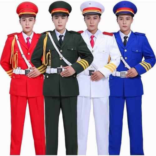 National Flag male Uniform Institutions honour guard public functionary Chorus Performance Military Clothing Flag Raiser Clothes