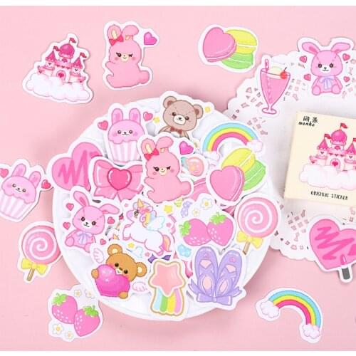20sets/lot Kawaii Stationery Stickers cute Dream house Diary Planner Decorative Mobile Stickers Scrapbooking DIY Craft Stickers