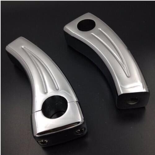 2x 1''Handlebar Risers For Honda VTX 1300 1800 GL Gold Wing VT Shadow Aero Suzuki Boulevard GS VL VS Yamaha XVS XV XS V-STAR