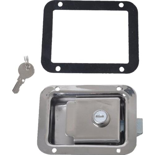 Durable RV Paddle Entry Door Lock Latch Handle Knob Deadbolt Camper Trailer+keys