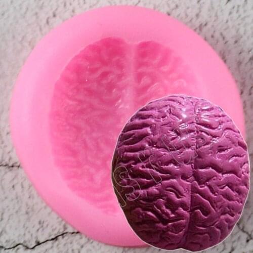 Brain Cake Decorative Silicone Mold Fondant Cookie Chocolate Mould Candy Cake Pudding Muffin Molds DIY Baking Tools