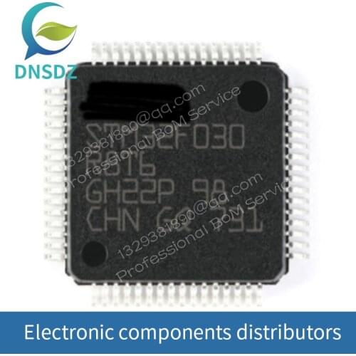 STM32F030R8T6 STM32F030 LQFP-64 arm Cortex-M0 32-bit microcontroller 100%New 1Pcs