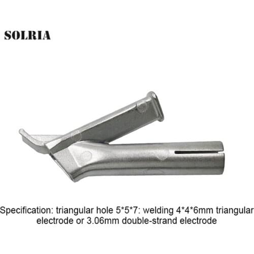 Welding Gun Triangle Welding Nozzle Floor Welding Nozzle Y-type Quick Pull Welding Nozzle for Hot Air /Heat Gun Plastic Welder