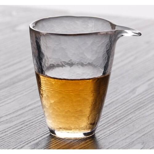 Heat-resistant Fair Tea Cup Exquisite Handmade Transparent TeaCups Kung Fu Tea Sets Japanese Tea Ceremony Cup And Saucer