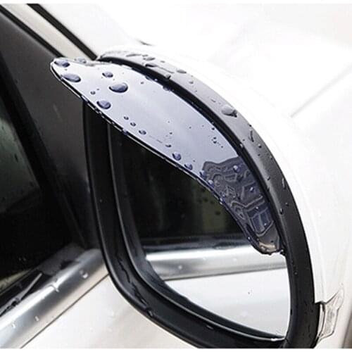2Pcs Car Rear View Mirror Rain Eyebrow Rain Shield Shade Cover for Mazda 2 3 5 6 CX5 CX7 CX9 Atenza Axela