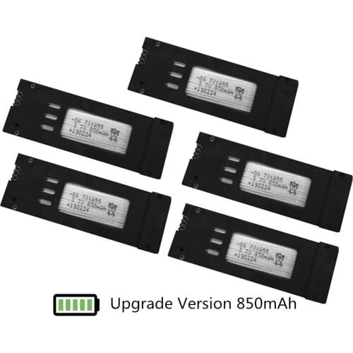 3.7V 850mah lithium battery for E58 JY019 GD88 L800 S168 folding four-axis aircraft upgrade accessories remote drone battery