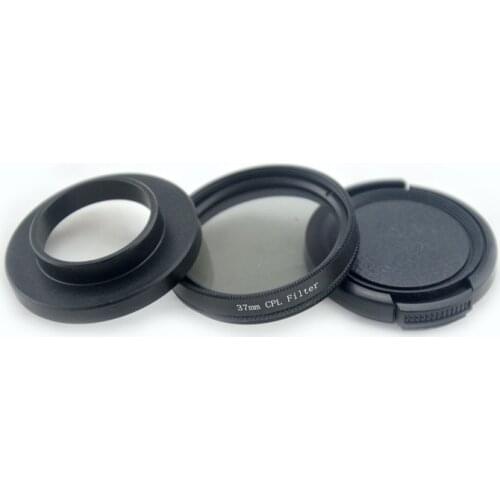 3 In 1 Professional 37mm CPL Circular Polarizer Lens Filter for Xiaomi Yi Sport Action Camera Xiaoyi xiaomi ants yi Camera