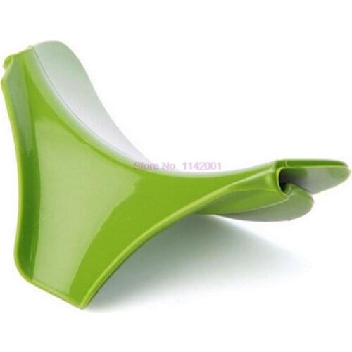 500pcs Pans To Prevent Spills Circular Rim Deflector Liquid Silicone Funnel Kitchen Accessories Kitchen Funnel Tools Pots