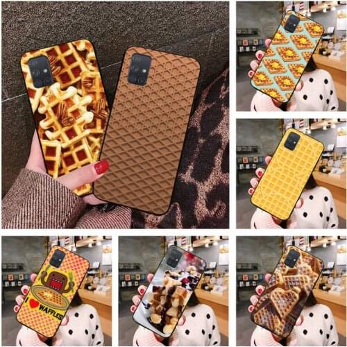 Waffle Bread Brand Phone Case For Samsung Galaxy A21S A01 A11 A31 A81 A10 A20E A30 A40 A50 A70 A80 A71 A51