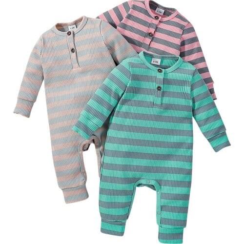 Baby Long-sleeved Rompers Baby Girls Printed Cotton Jumpsuits Baby Boys Onesies Outdoor Climbing Jumpsuit Hands Feet Wraped 35
