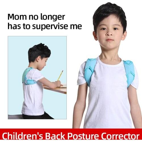 Children Adjustable Posture Corrector Corset Brace Lumbar Shoulder Support Belt Upper Back Posture Correction Belt Care