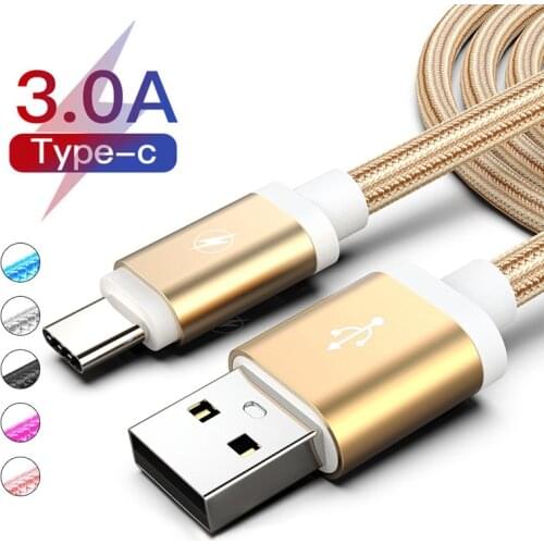 3A Micro USB Type C Cable Smart Phone Fast Charging USB C Data Cord For iPhone 12 11 Pro Max Xiaomi mi11 Huawei P40 Samsung S21