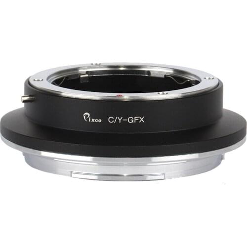Pixco Lens Mount Adapter Ring for Contax Yashica CY to Fujifilm GFX Camera 100S 100 50R 50S