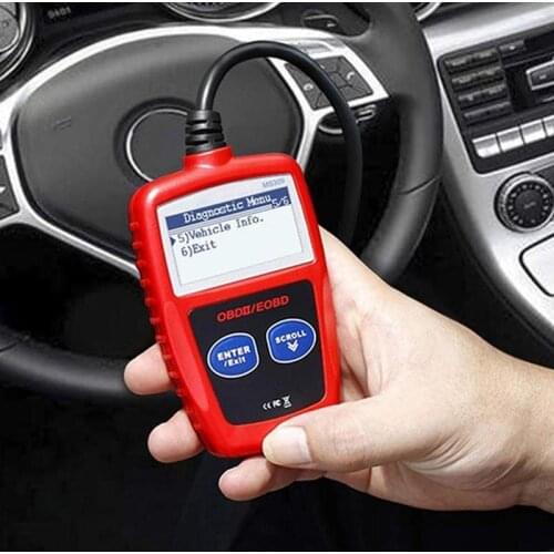 Auto Diagnostic Reset Tool Disassembly OBDII Scanner LCD Display MS309 For Car Engine Automotive Electric Code Reader