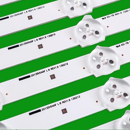 New 1set=14pcs LED strip Replacement for samsung UE40F6400AK D2GE-400SCA-R3 D2GE-400SCB-R3 2013SVS40F L 8 R 5 BN96-25520A 25521A