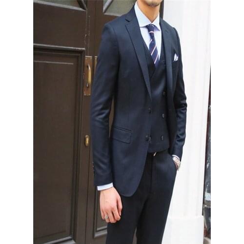 NewCustom Made 3 Piece Suits Mens Wedding Suits Groom Tuxedos Formal Occasion Suits