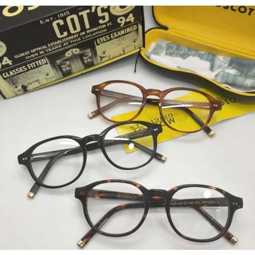 Optical Glasses Frame Men Women Johnny Depp Eyeglasses Top Quality Brand Vintage Acetate Myopia Glasses Frame Clean Lens Box