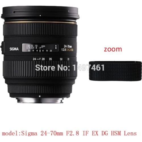 Lens Zoom or focus Rubber Ring / Rubber Grip Repair Succedaneum For Sigma 24-70mm F2.8 IF EX DG HSM lens