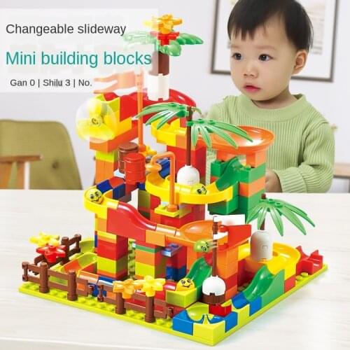 Slide Blocks Large Particles Assembling Building Blocks Puzzle Girls Boys Children Toys Gifts