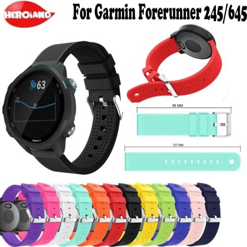 Replacement Wristband For Garmin Forerunnner 245 Watch band Wrist strap For Garmin Forerunner 645/245/245M Smart Watch Bracelet