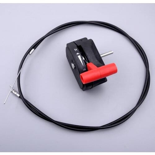 Universal Lawn Mower Throttle Pull Control Cable Choke Lever Accessories Fit for Electric Petrol Lawnmower