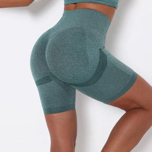 Vital Seamless Yoga Shorts Women High Waist Workout Shorts Squat Proof Tummy Control Sport Shorts For Women Gym Leggings