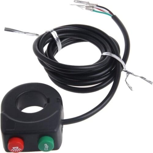 ON-Off 12V Motorcycle HeadLight Horn Switch For Honda Yamaha Quad ATV F19A