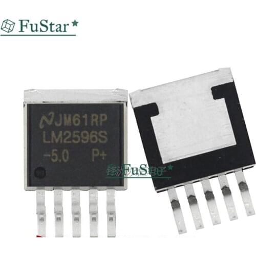 10pcs/lot LM2596S-5.0 LM2596S LM2596 2596 TO263 Voltage Regulator