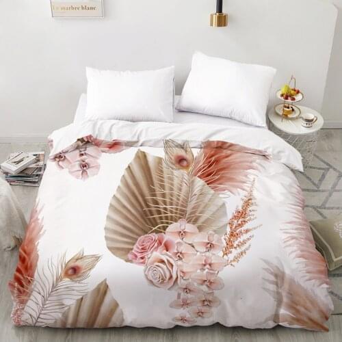 3D Duvet cover Quilt/Blanket/Comfortable Case Luxury Bedding 135 140x200 150x220 220x240 200x220 for Home Bohemian flower