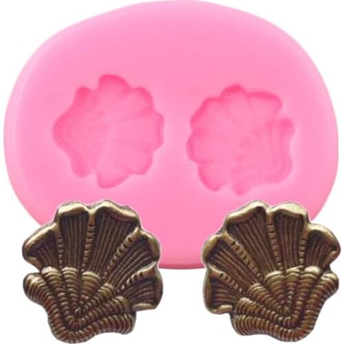 3D Shell Silicone Molds Candy Polymer Clay Chocolate Mould Fondant Cake Decorating Tools DIY Cookie Baking Moulds