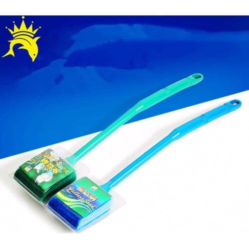 40cm Clean Brush Tols Practical Aquarium Fish Tank Algae Cleaner Glass Scraper Brush Plant Easy Cleaning Brush 1Pcs
