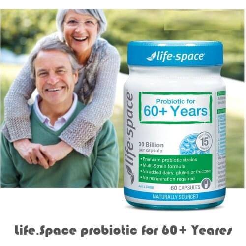 Australia Life Space Probiotic Beneficial Bacteria for 60+Years Support Healthy Immune Digestive System Normal Bowel Movements