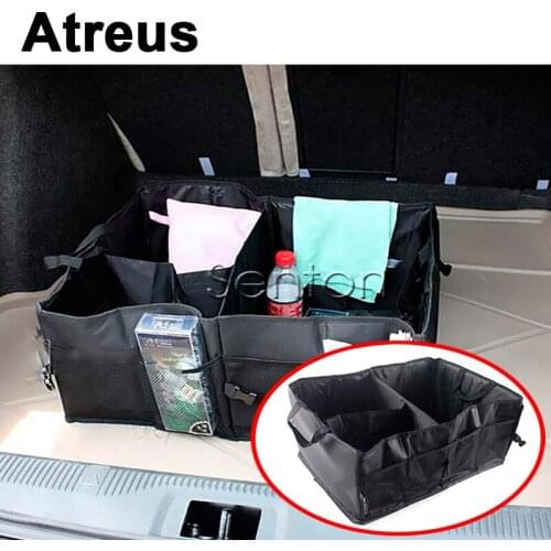 Atreus Car Accessories For Renault Captur Laguna Clio Duster Megane 2 3 Kia kio ceed Sportage 3 Folding Trunk Bag Box Styling